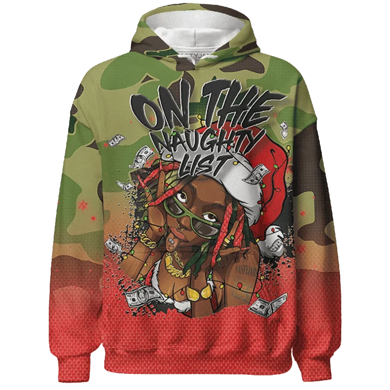 AM 90 Duck Camo NastyJamz Hoodie Match Xmas Naughty List All-Over Print