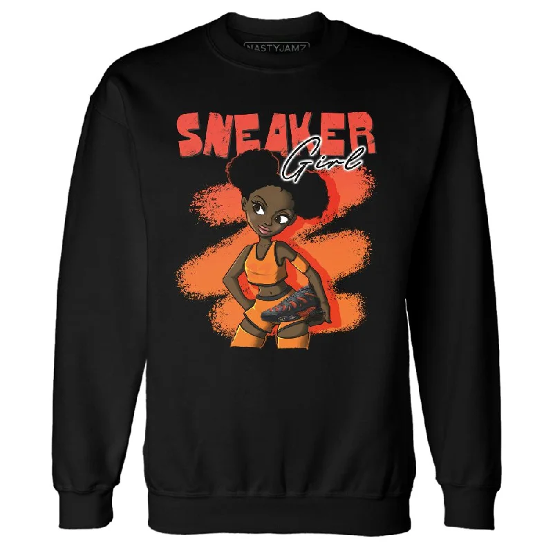 AM Plus Drift Dragon Red NastyJamz Sweatshirt Match Black Sneaker Girl