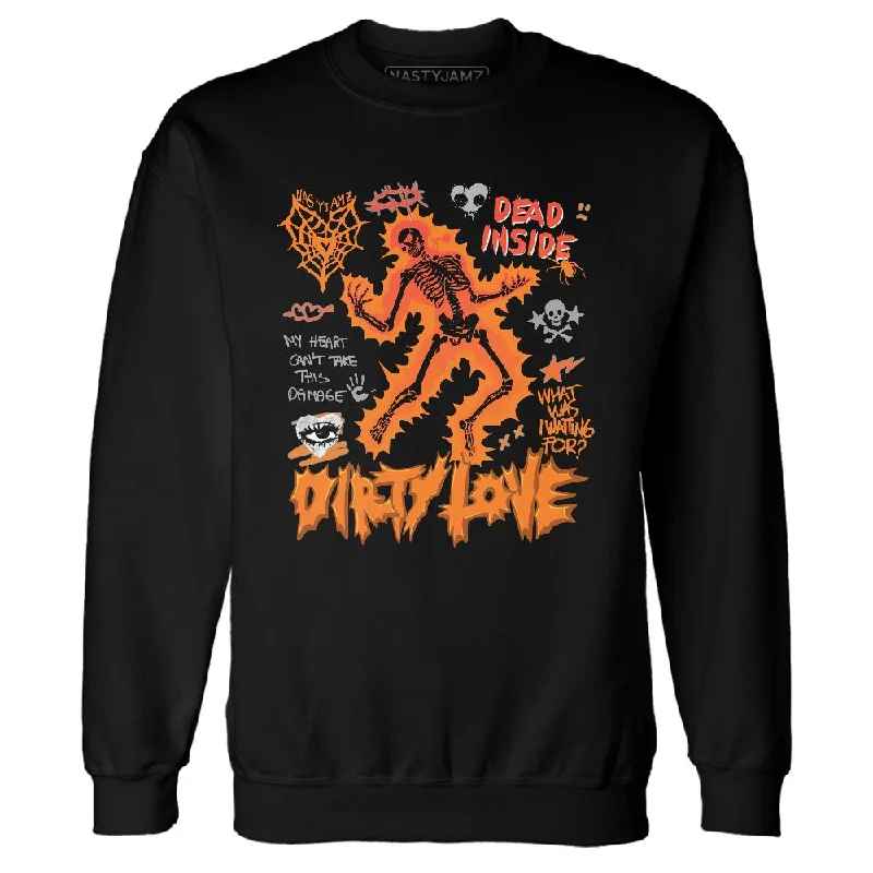 AM Plus Drift Dragon Red NastyJamz Sweatshirt Match Dirty Love Skull