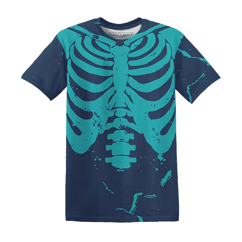 Comfortable Unisex Streetwear NastyJamz AM Plus Drift Midnight Navy Total Orange Dusty Cactus T-Shirt Match Skeleton Y2k All-Over Print