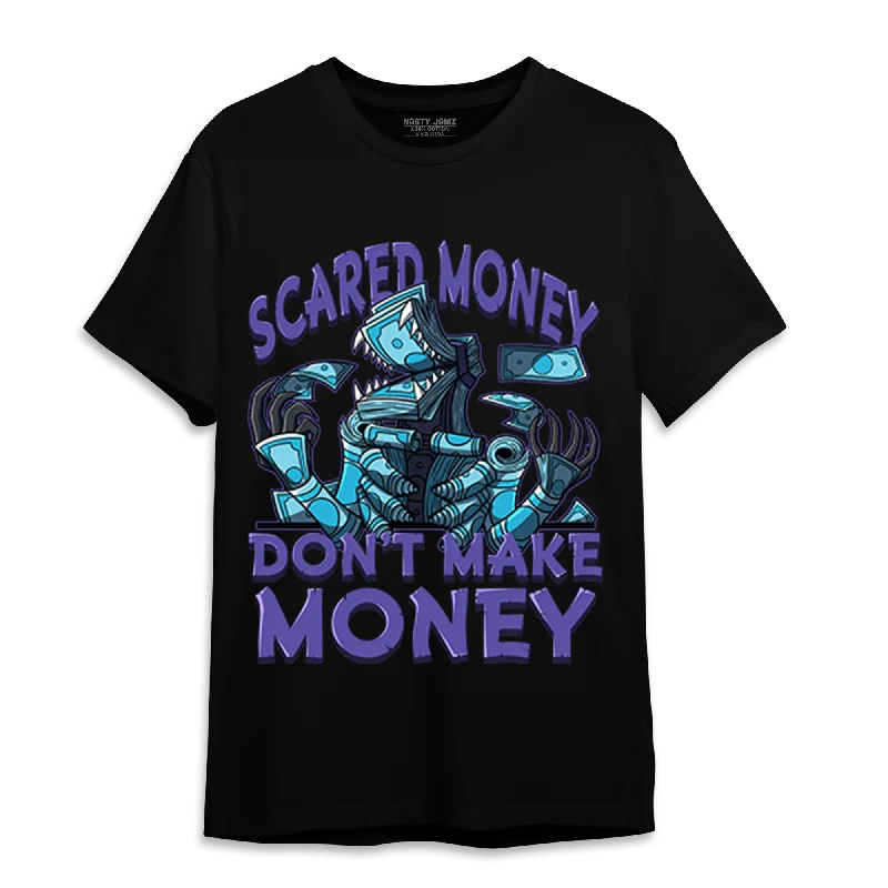 NastyJamz Aqua 6s T-Shirt Match Scared Moneyy