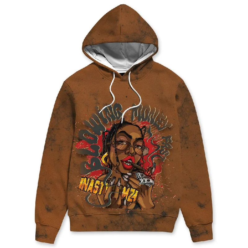 Archaeo Brown 5s NastyJamz Hoodie Match Blowing Money Fast Girl All-Over Print