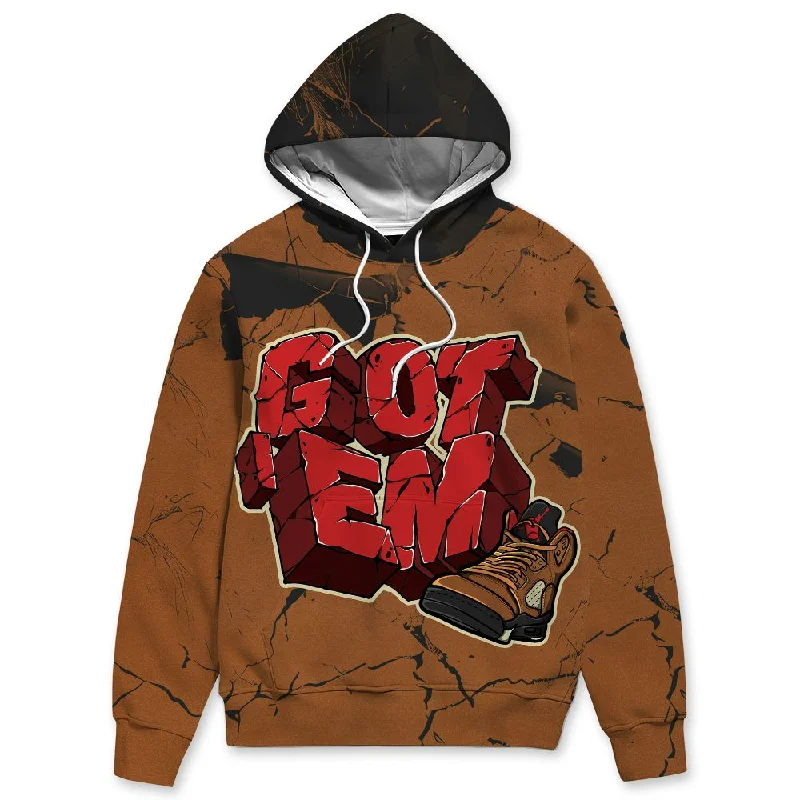 Archaeo Brown 5s NastyJamz Hoodie Match Got Em All-Over Print