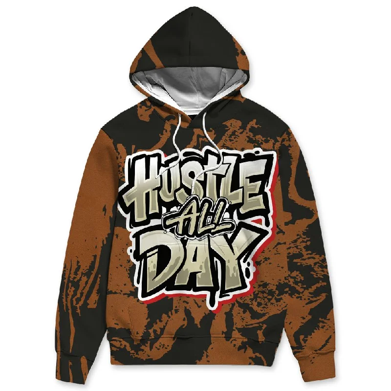 Archaeo Brown 5s NastyJamz Hoodie Match Hustle All Day All-Over Print