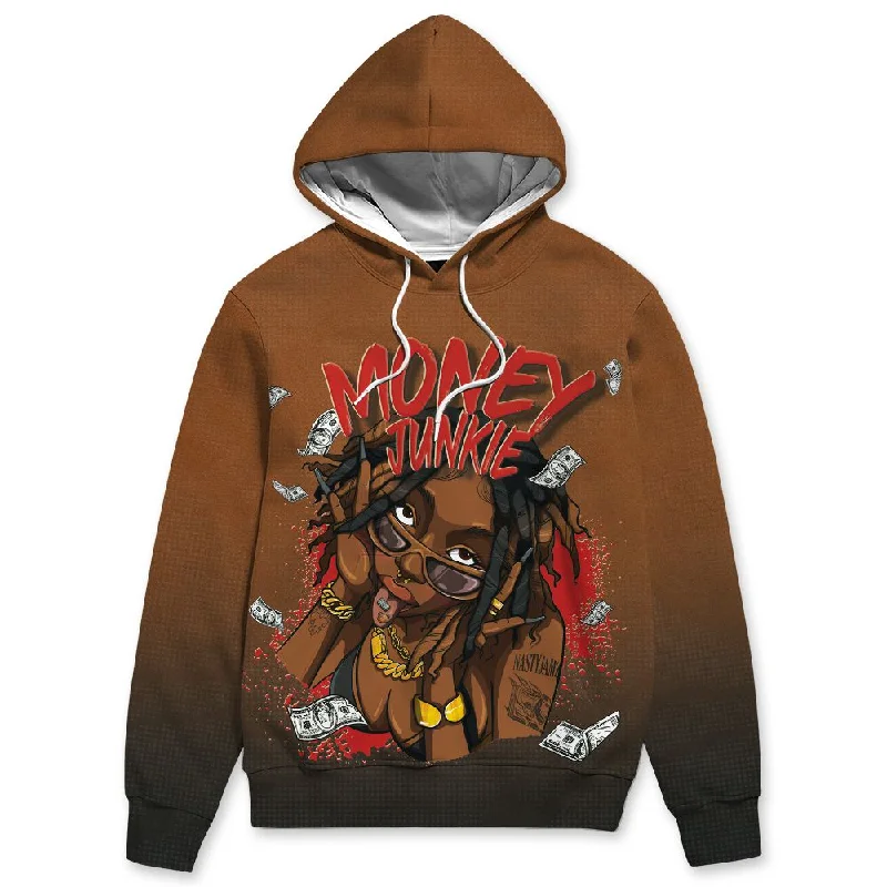 Archaeo Brown 5s NastyJamz Hoodie Match Money Junkie All-Over Print