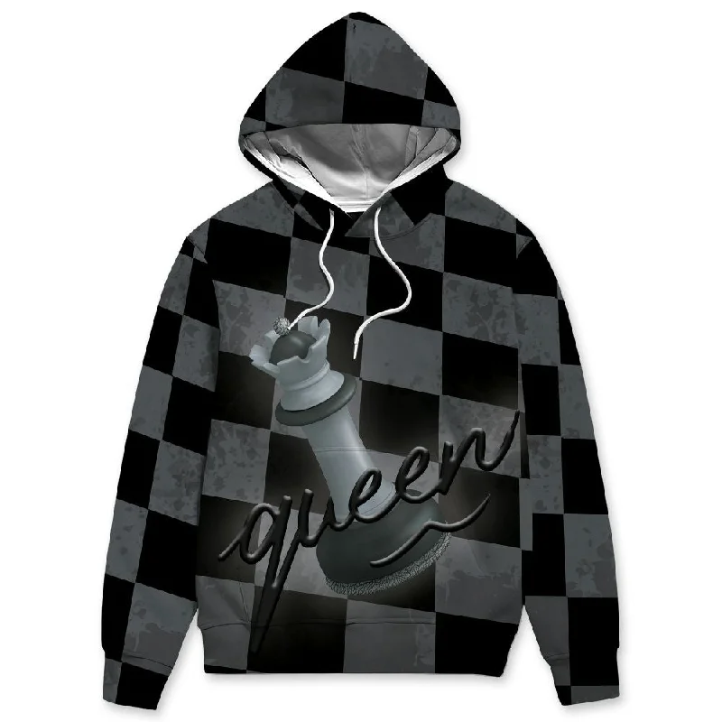 Black Cement 3s NastyJamz Hoodie Match Black Queen All-Over Print