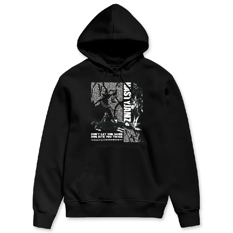 Black Cement 3s NastyJamz Hoodie Match Dont Let Dog Bite