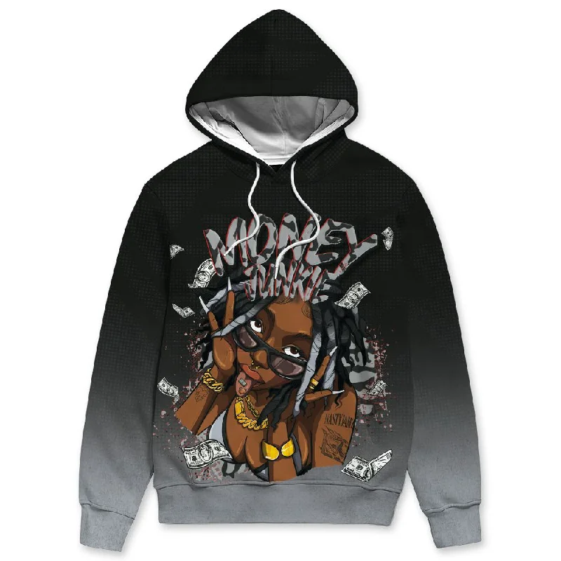 Black Cement 3s NastyJamz Hoodie Match Money Junkie All-Over Print