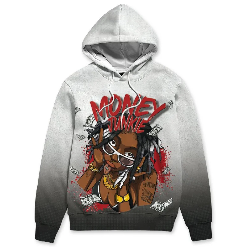 Black Toe 14s NastyJamz Hoodie Match Money Junkie All-Over Print