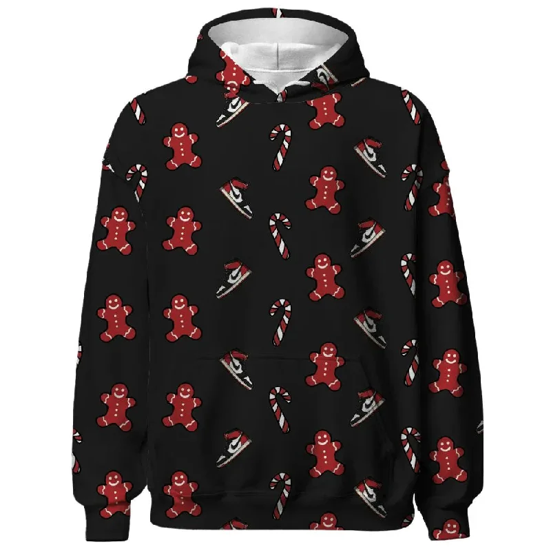 Black Toe Reimagined 1s NastyJamz Hoodie Match Candy Cookie Kicks All-Over Print