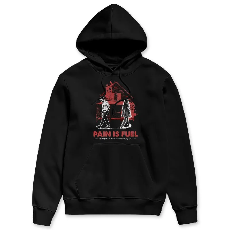 Black Toe Reimagined 1s NastyJamz Hoodie Match Pain Is Fuel