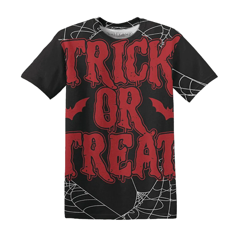 Gender-Neutral Fashion For Everyday Style Black Toe Reimagined Red White 1s NastyJamz T-Shirt Match Trick Or Treat All-Over Print