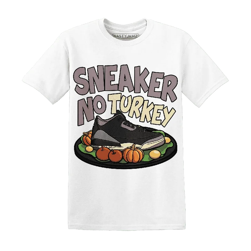 Black Violet Ore 3s NastyJamz T-Shirt Match Sneaker No Turkey