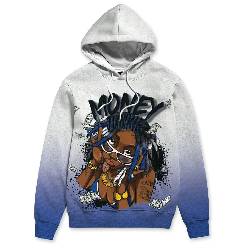 Blueberry 12s NastyJamz Hoodie Match Money Junkie All-Over Print