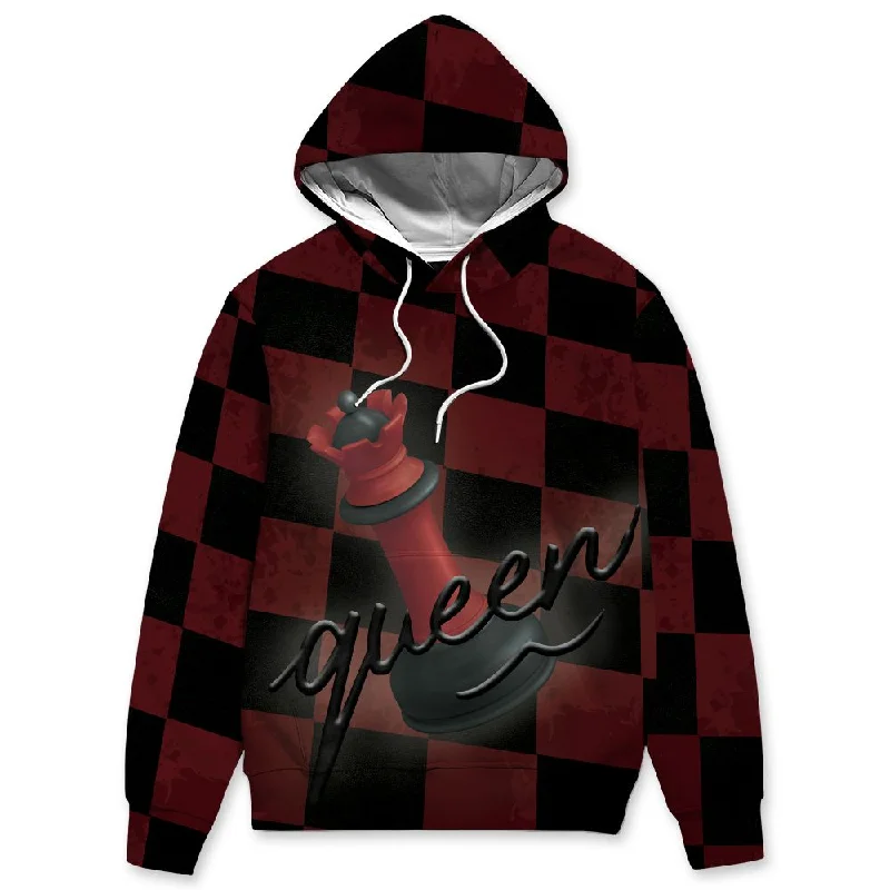 Bred Velvet 11s NastyJamz Hoodie Match Black Queen All-Over Print