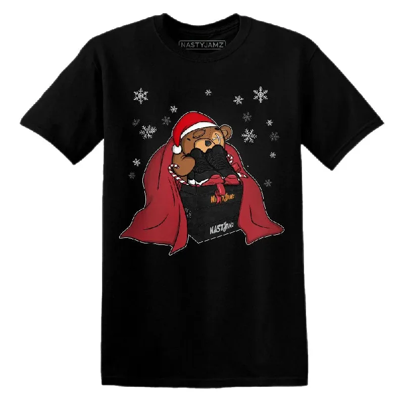 Bred Velvet 11s NastyJamz T-Shirt Match BER Christmas