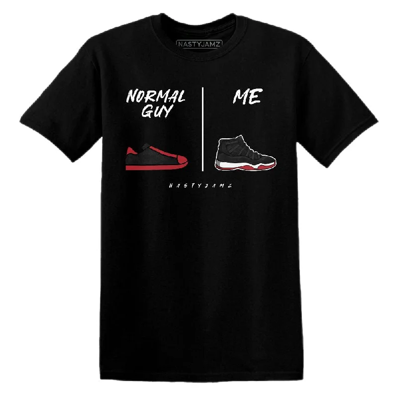 Bred Velvet 11s NastyJamz T-Shirt Match Normal Guy Shoe