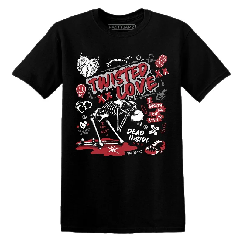 Bred Velvet 11s NastyJamz T-Shirt Match Twisted Love