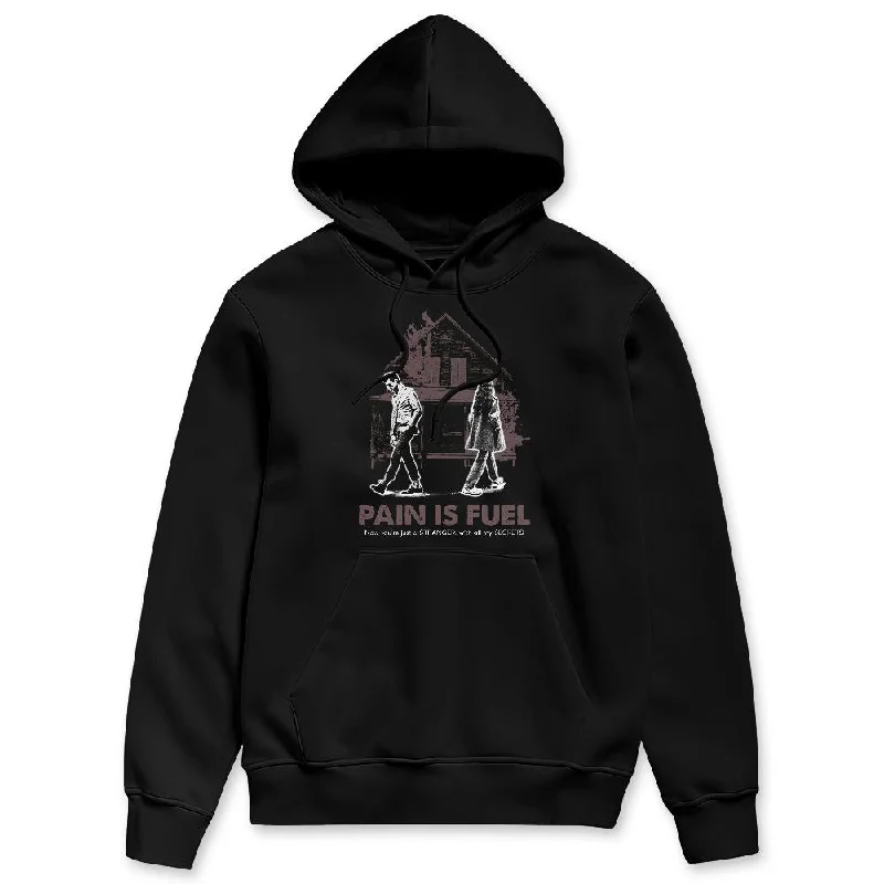 Burgundy Crush 3s NastyJamz Hoodie Match Pain Is Fuel