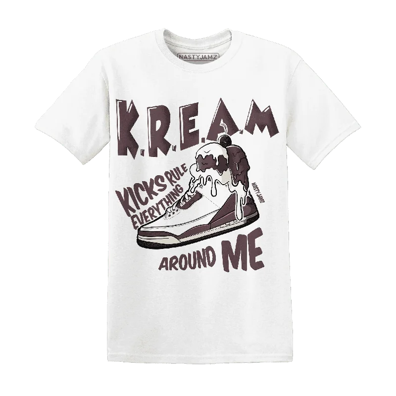 Burgundy Crush 3s NastyJamz T-Shirt Match Kream Sneaker