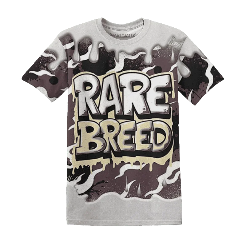 Classic And Timeless Gender-Neutral Fashion NastyJamz Burgundy Crush 3s T-Shirt Match Rare Breed Drippin All-Over Print