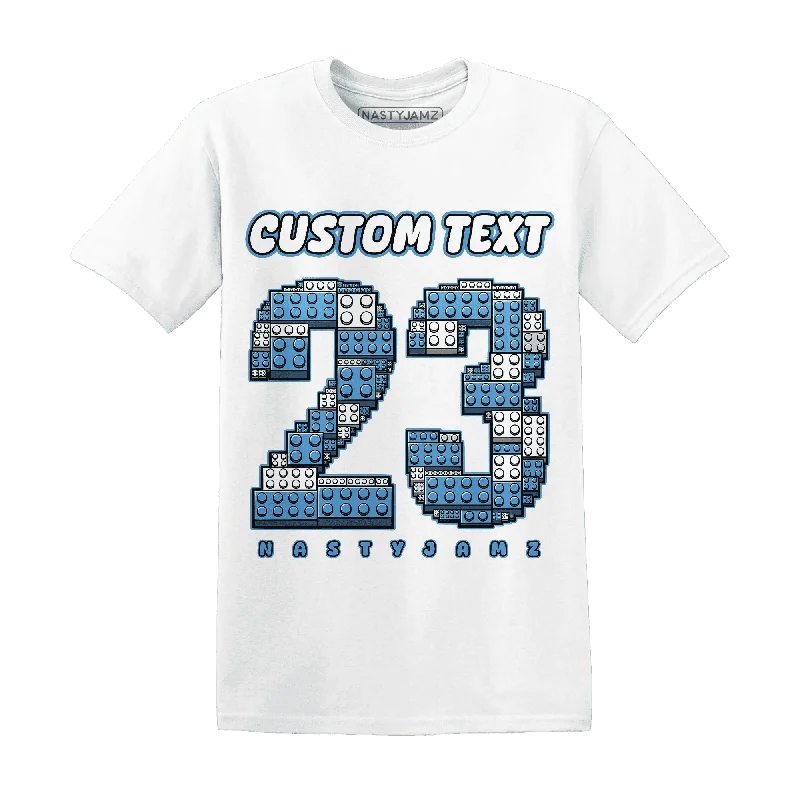 Carolina Blue Univercitii 17s NastyJamz T-Shirt Match Number 23 Lego