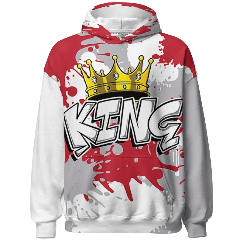 NastyJamz Cement Grey 3s Hoodie Match KING All-Over Print