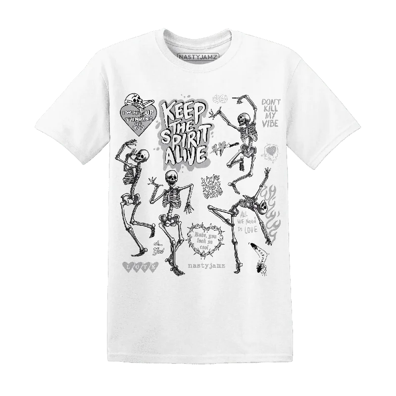 Cement Grey 3s NastyJamz T-Shirt Match Keep The Spirit Alive