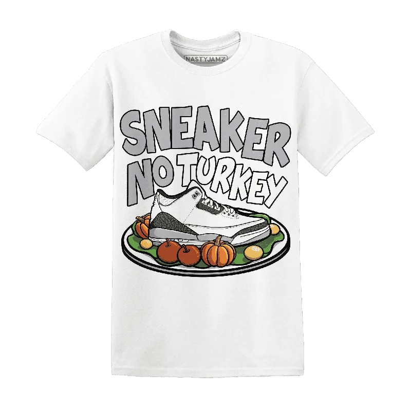 Cement Grey 3s NastyJamz T-Shirt Match Sneaker No Turkey