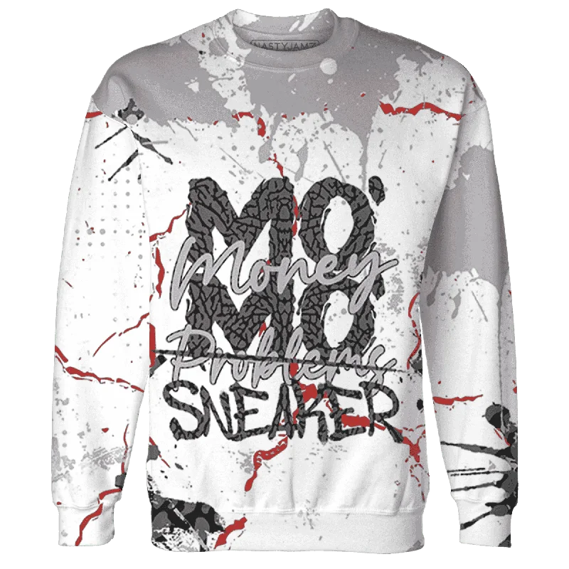 NastyJamz Cement Grey 3s Sweatshirt Match MO sneaker All-Over Print