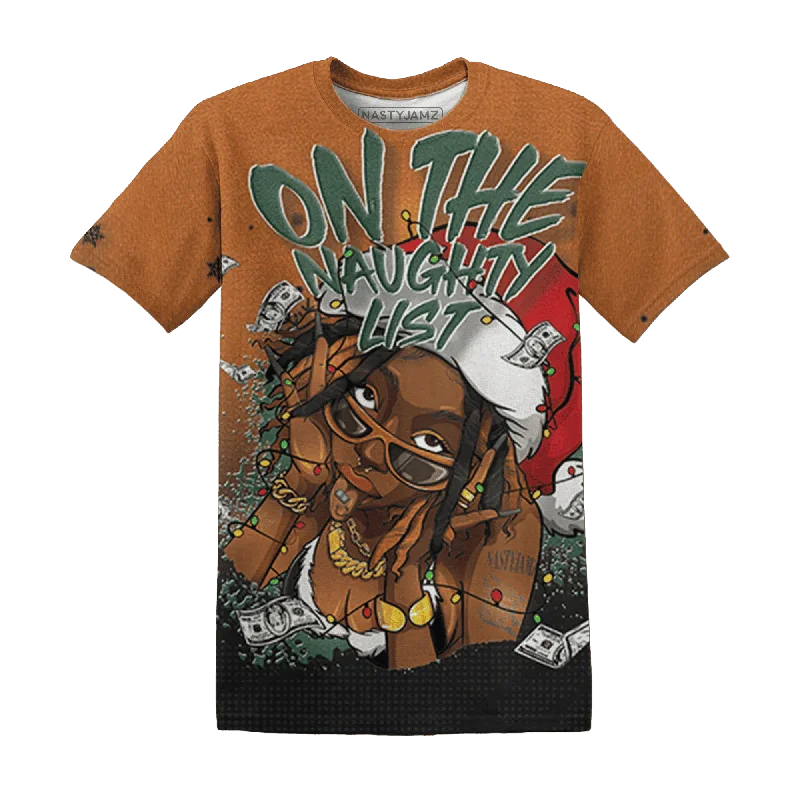 Comfortable And Stylish Unisex Outfits Dunk Ceramic NastyJamz T-Shirt Match Xmas Naughty List All-Over Print