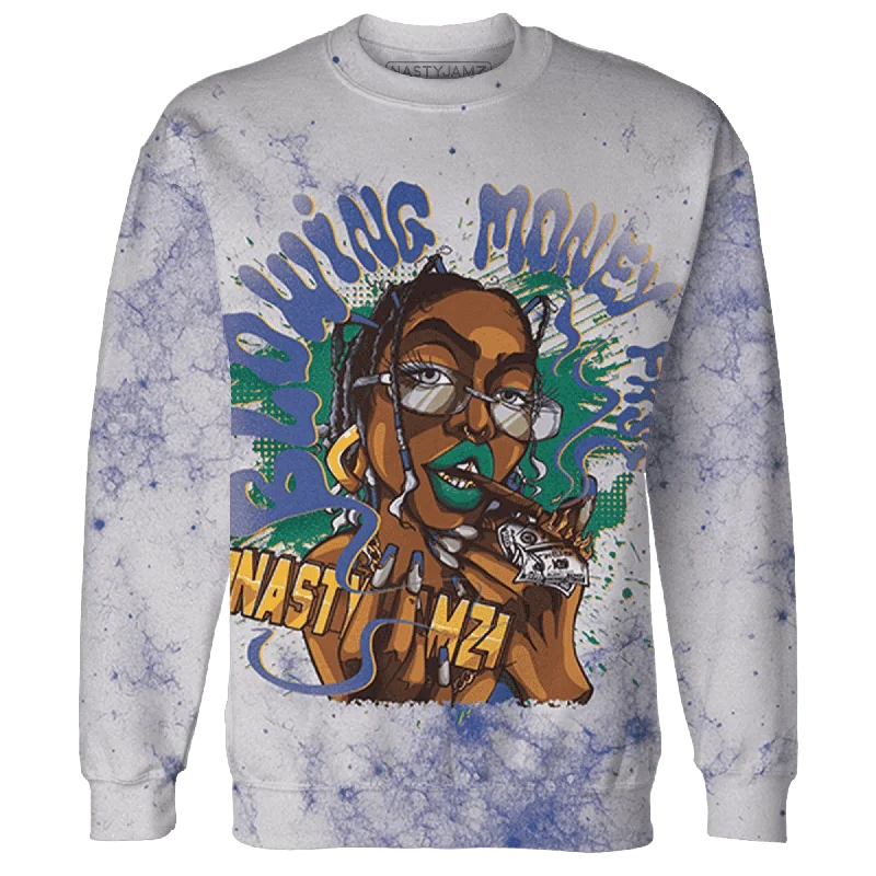 Dunk Hyper Royal Malachite NastyJamz Sweatshirt Match Blowing Money Fast Girl All-Over Print