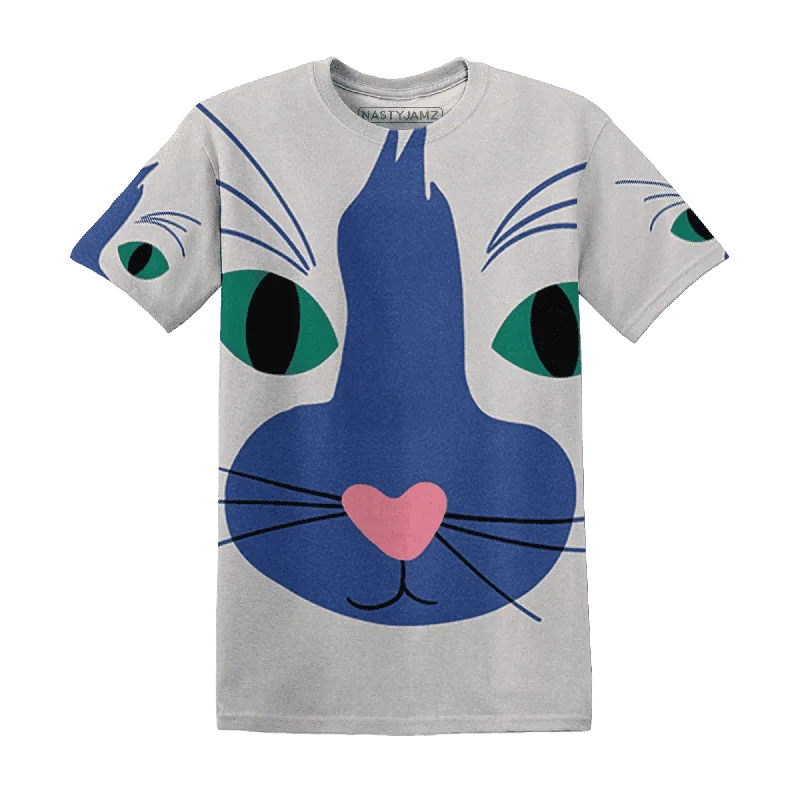 Unisex Casual Wear For All Seasons Dunk Hyper Royal Malachite NastyJamz T-Shirt Match Meow All-Over Print