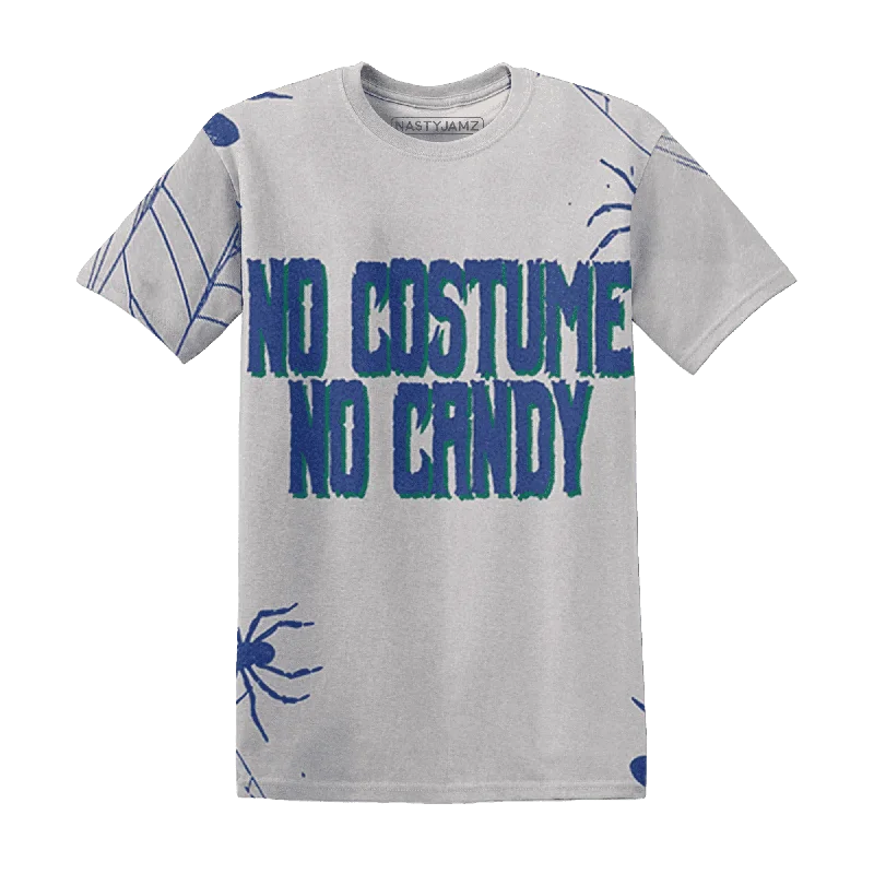 Modern Unisex Streetwear Outfits Dunk Hyper Royal Malachite NastyJamz T-Shirt Match No Costume No Candy All-Over Print