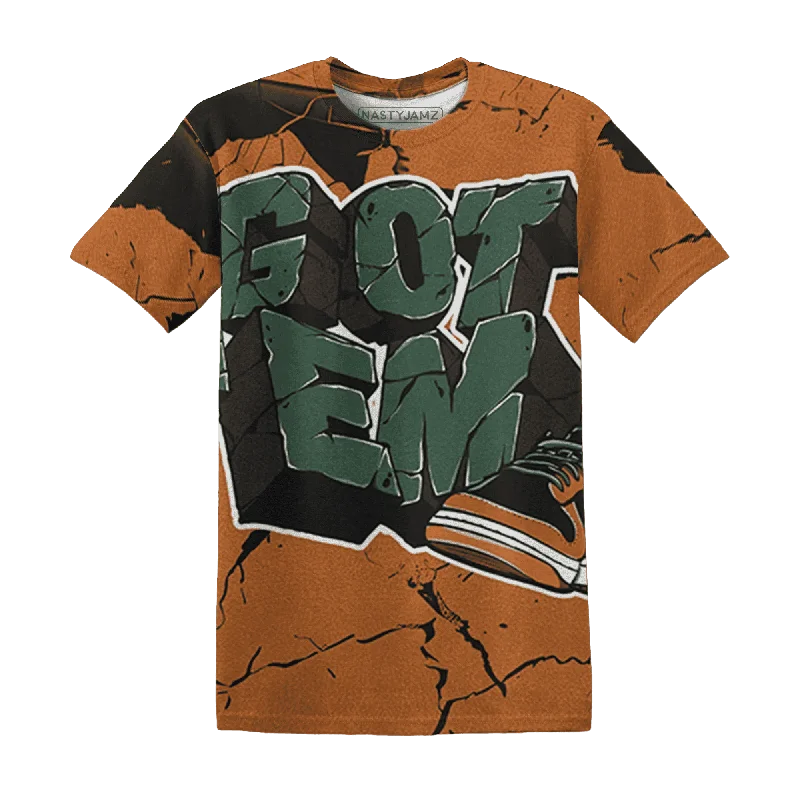 Oversized And Relaxed Unisex Fashion Dunk Low Ceramic NastyJamz T-Shirt Match Got Em All-Over Print