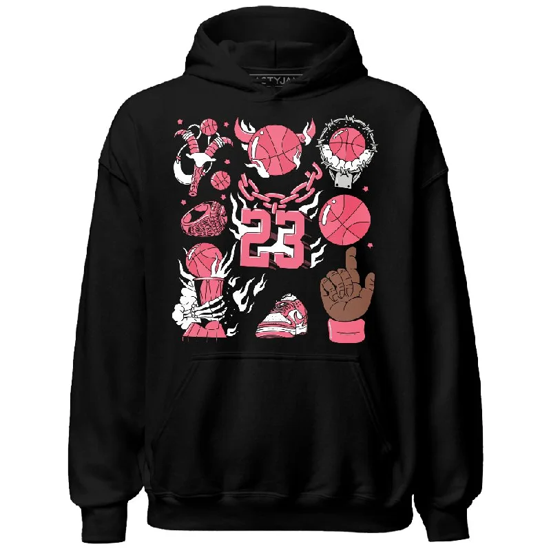 Dunk Next Nature Aster Pink NastyJamz Hoodie Match Neclaces Number 23