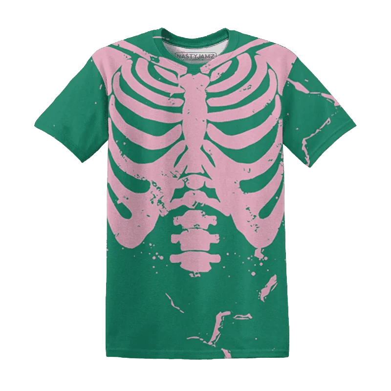 Chic And Casual Unisex Fashion Trends NastyJamz Dunk Pink Malachite Medium Soft Low Sail T-Shirt Match Skeleton Y2k All-Over Print