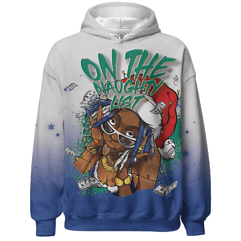 Dunk Royal Malachite NastyJamz Hoodie Match Xmas Naughty List All-Over Print