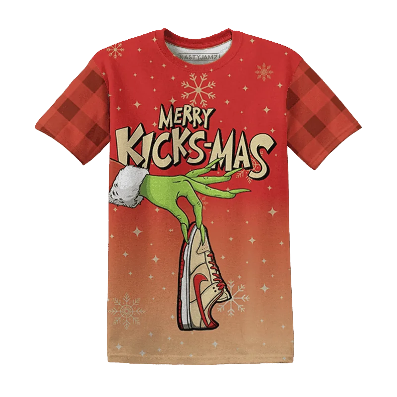 Versatile And Stylish Unisex Apparel Dunk Strawberry Waffle NastyJamz T-Shirt Match Merry Kicksmas All-Over Print