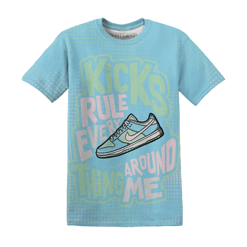 Minimalist Unisex Wardrobe Must-Haves Dunk Verdy Visty NastyJamz T-Shirt Match Kicks Rule All-Over Print