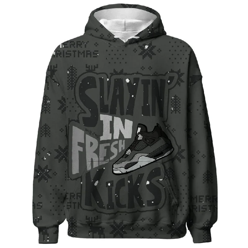 Fear 4s NastyJamz Hoodie Match Slayin Kicks All-Over Print