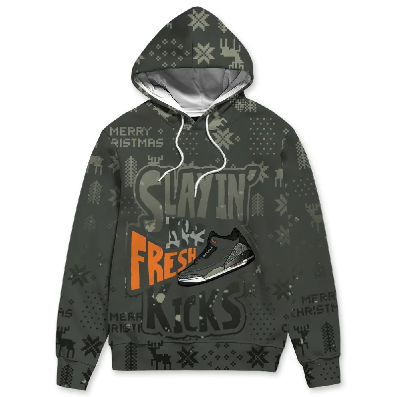 Fear Pack 3s NastyJamz Hoodie Match Slayin Kicks All-Over Print