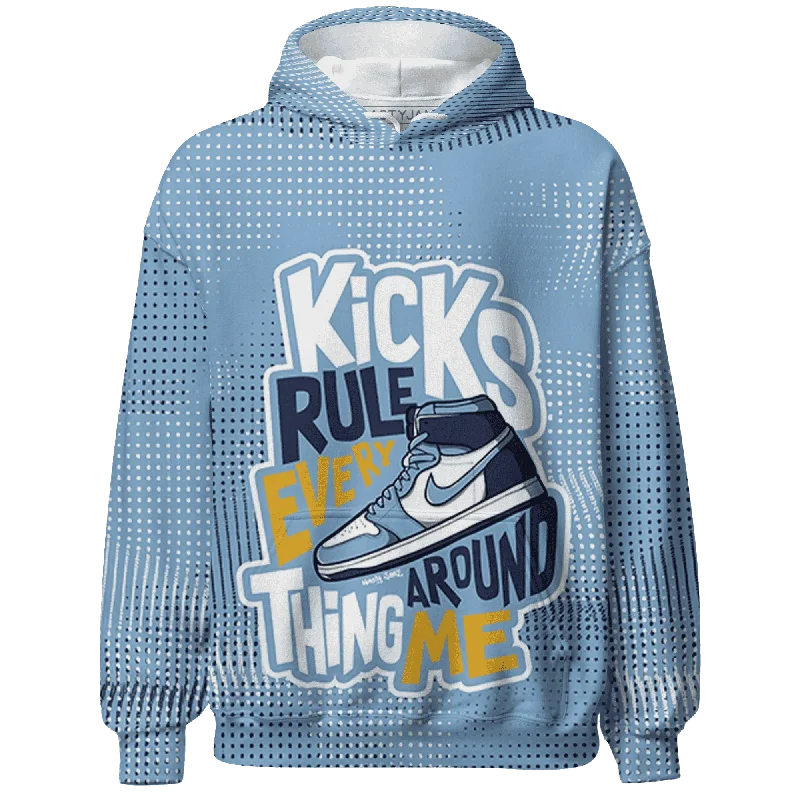 NastyJamz First In Flight 1s Hoodie Match Kicks Rule All-Over Print