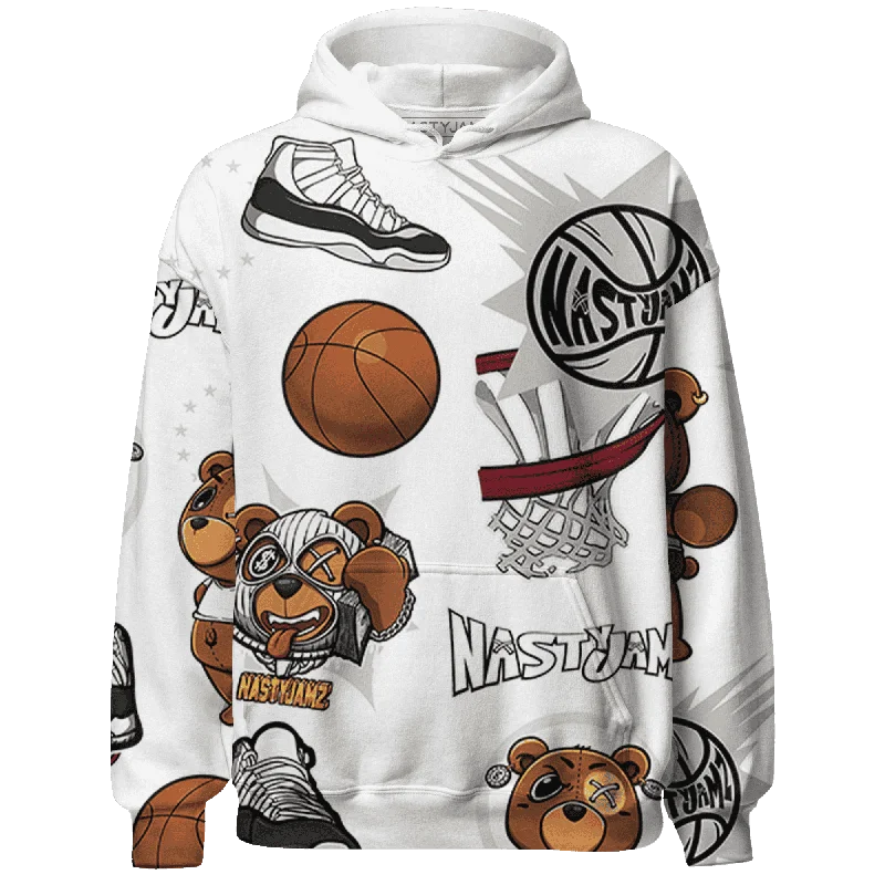 NastyJamz Gratitude 11s Hoodie Match BER Icon Wallpapers All-Over Print