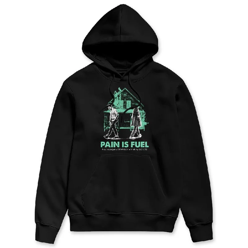 Green Glow 1s NastyJamz Hoodie Match Pain Is Fuel