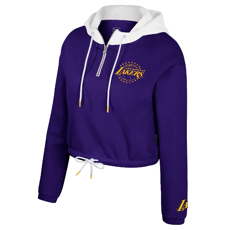 Lakers CE24 Women's Game Plan Quarter Zip Hoodie