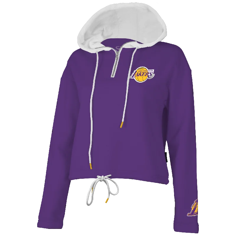 Lakers Game Plan Qtr Zip Hoodie