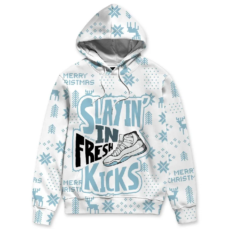 Legend Blue 11s NastyJamz Hoodie Match Slayin Kicks All-Over Print