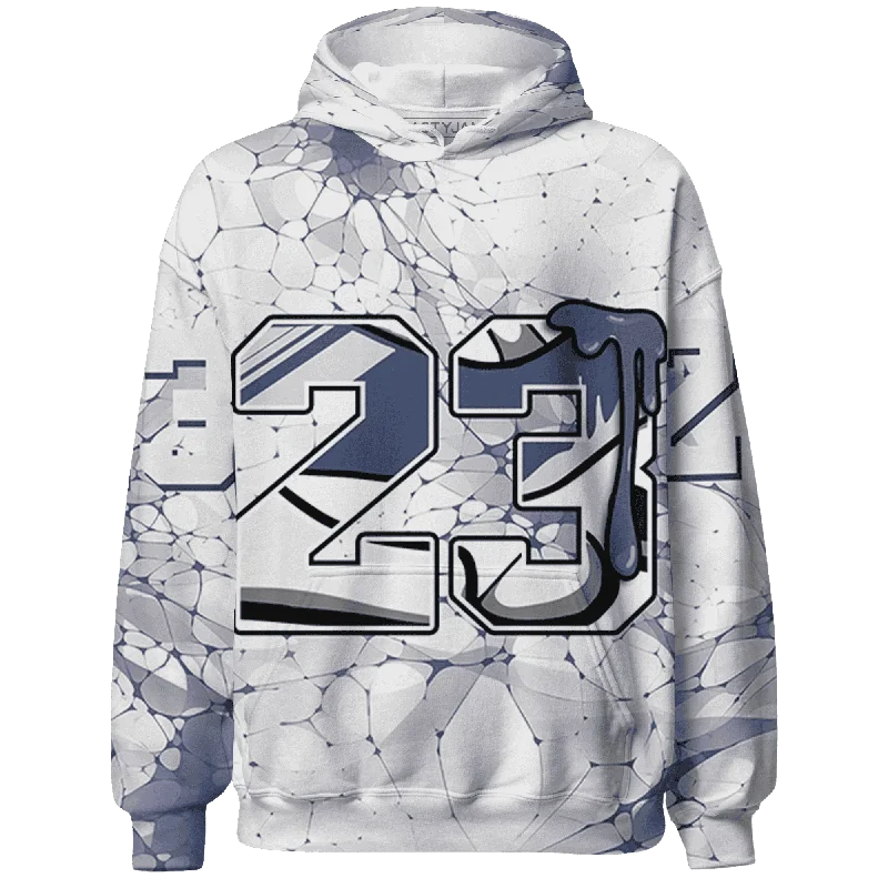 NastyJamz Low Diffused Blue 11s Hoodie Match 23 Sneaker All-Over Print