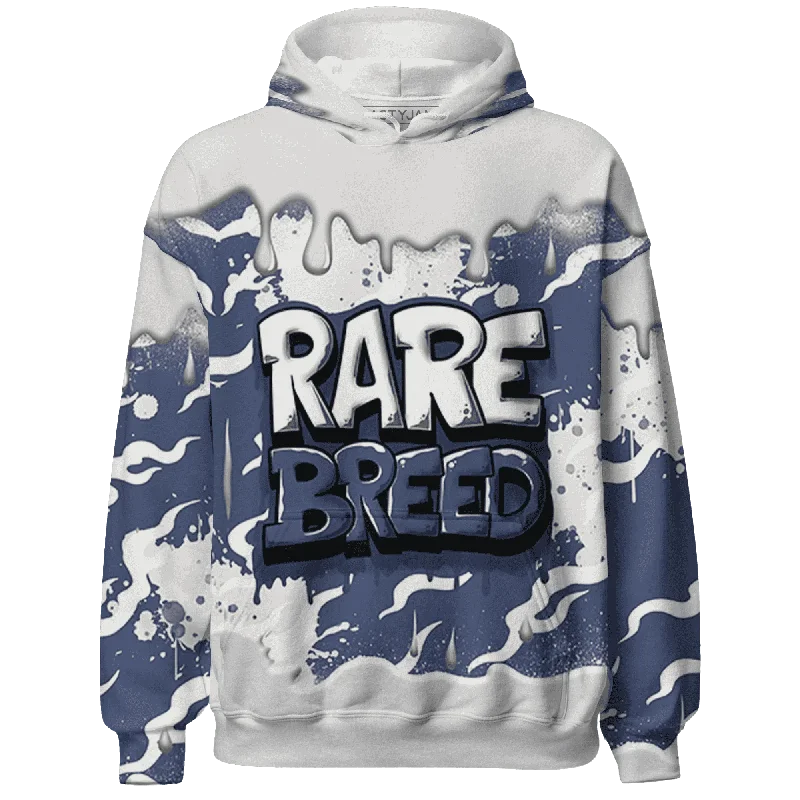 NastyJamz Low Diffused Blue 11s Hoodie Match Rare Breed Drippin All-Over Print